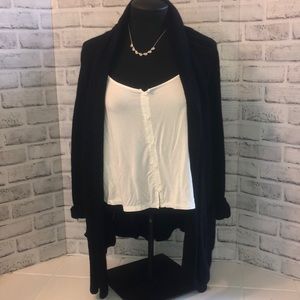 NWT Matty M long open front cardigan small